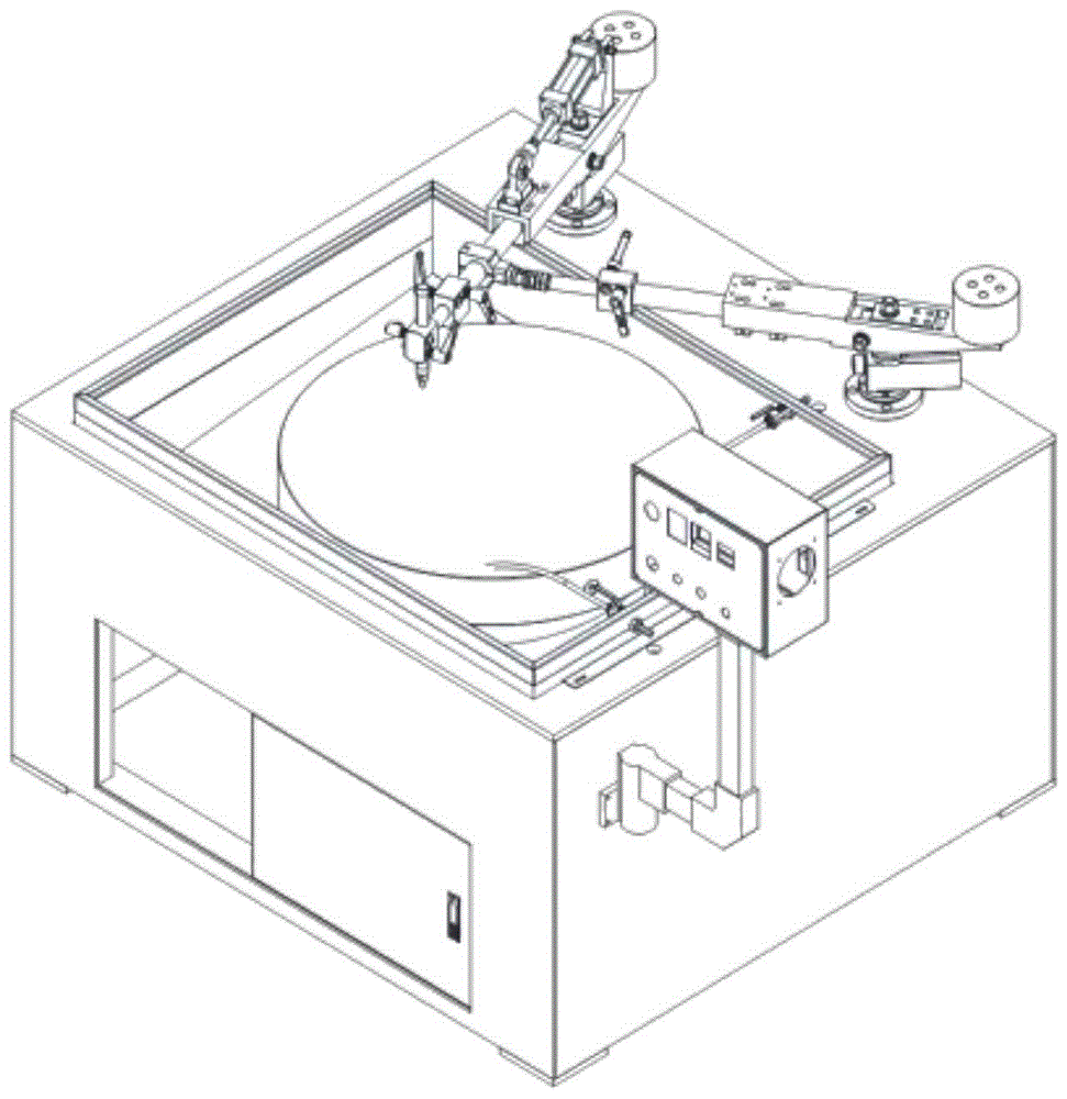 一种单面抛光机双摆装置的制作方法