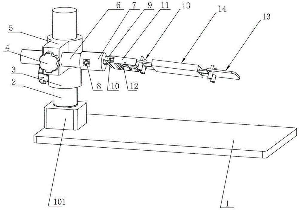 一种全方位可调三防漆刷涂夹具的制作方法