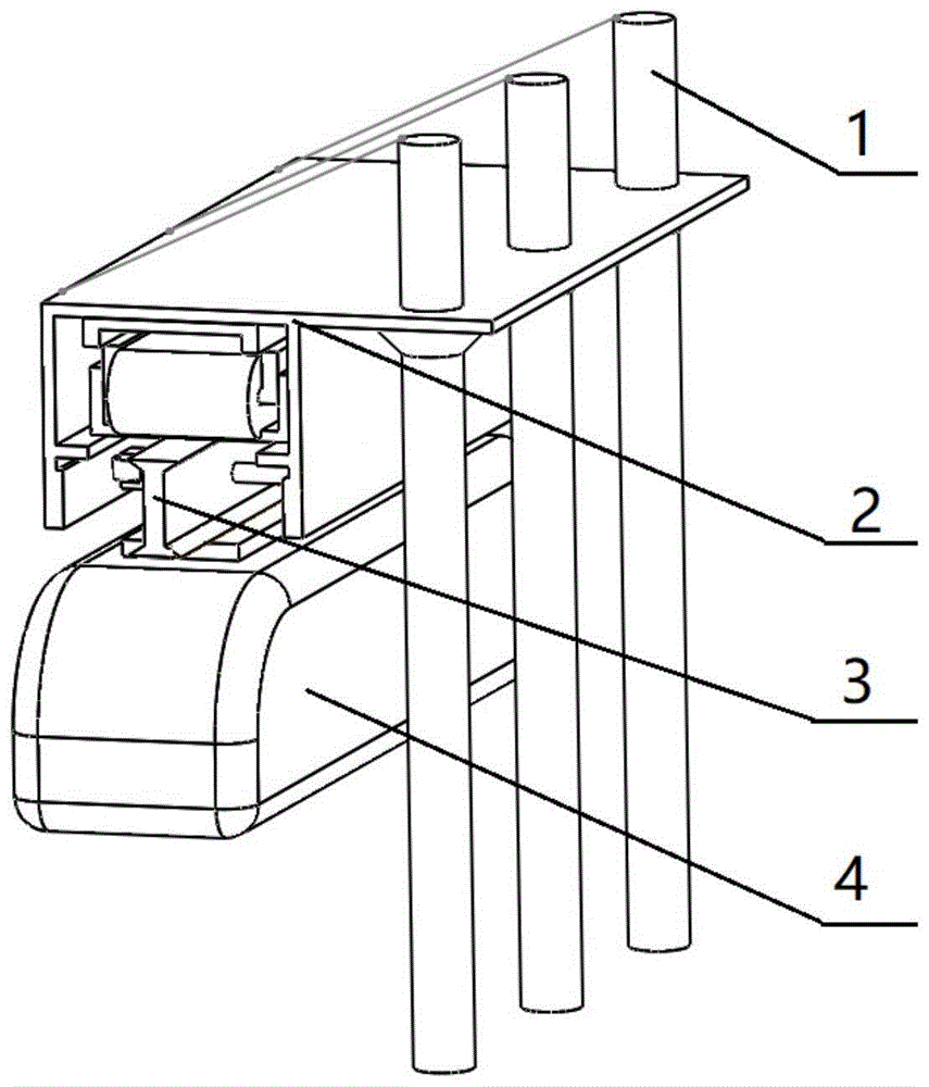 一种基于倒U形悬浮轨的独轨制悬挂式磁悬浮列车系统的制作方法