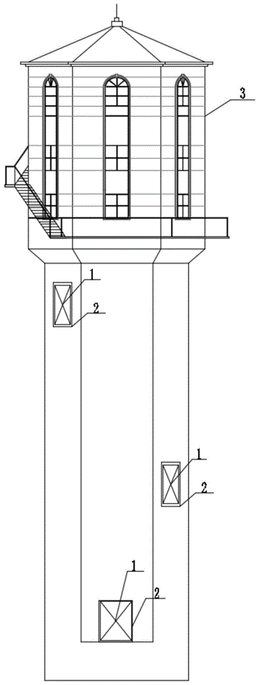 用于水库输水洞进口处指定高度取水的多边形进水塔的制作方法