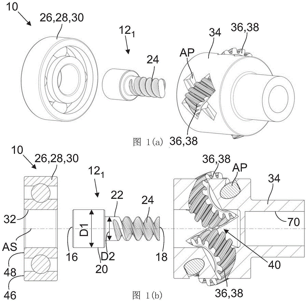 支承螺旋行星齿轮的螺旋齿轮轴的轴承组件和其制造方法与流程