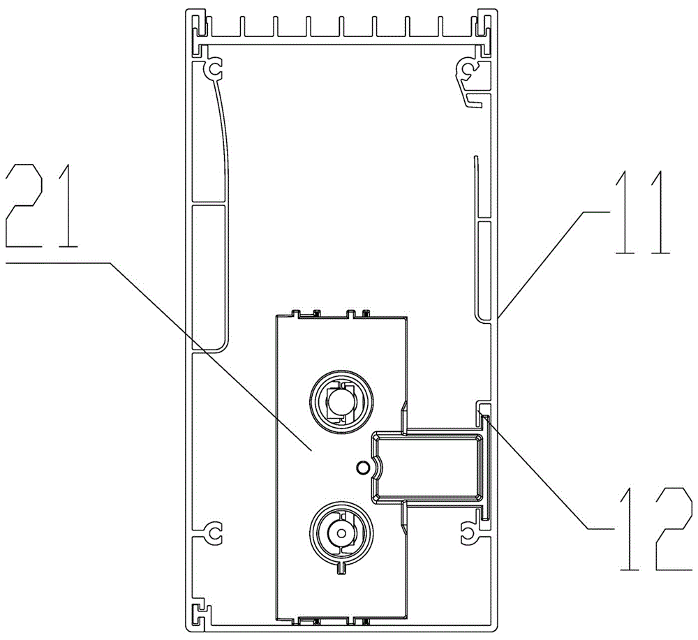 发热体安装结构及电暖器的制作方法