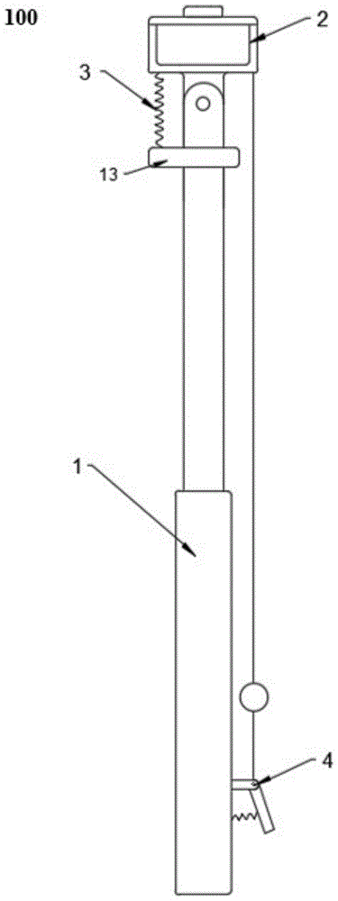 一种支撑杆及具有该支撑杆的带电检测装置的制作方法