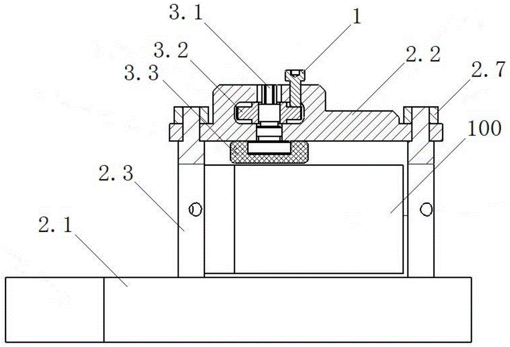 一种无转动摩擦的带防护结构的棱镜压紧固定装置的制作方法