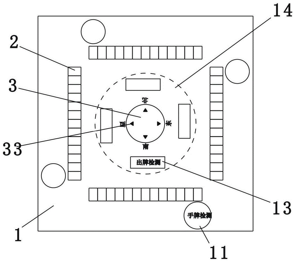 一种智能提示的麻将机的制作方法