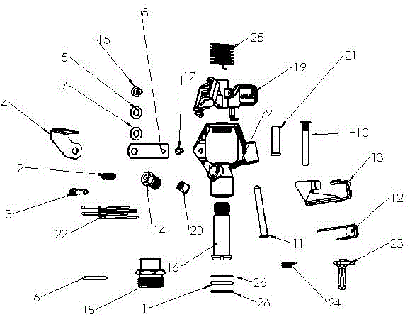 一种改进型喷水器的制作方法