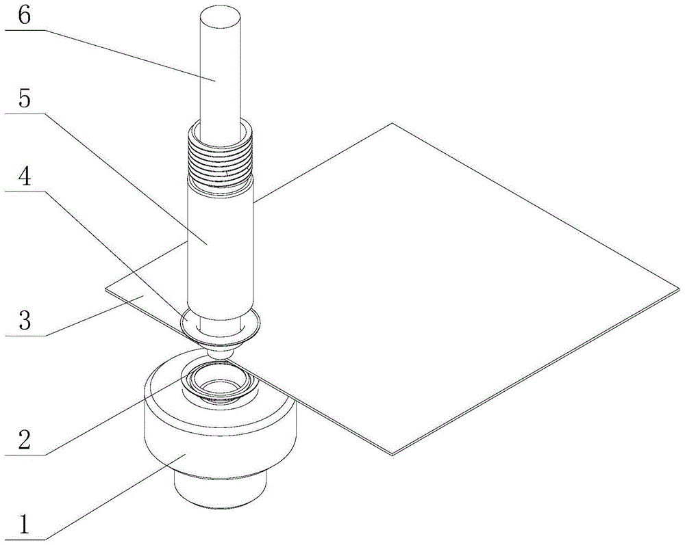 一种纽扣冲孔卷边模具的制作方法