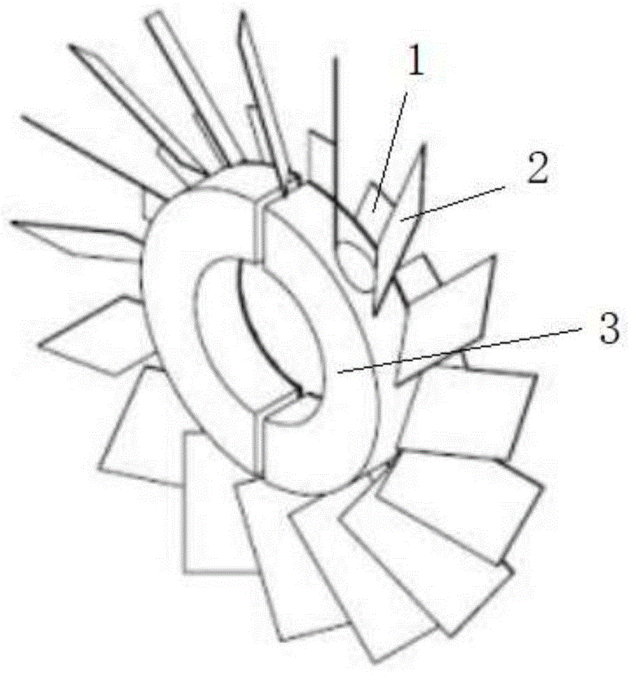 一种隔膜辊轴用扇片结构的制作方法