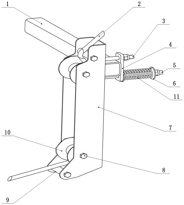 一种铺管机滴灌管导引器的制作方法