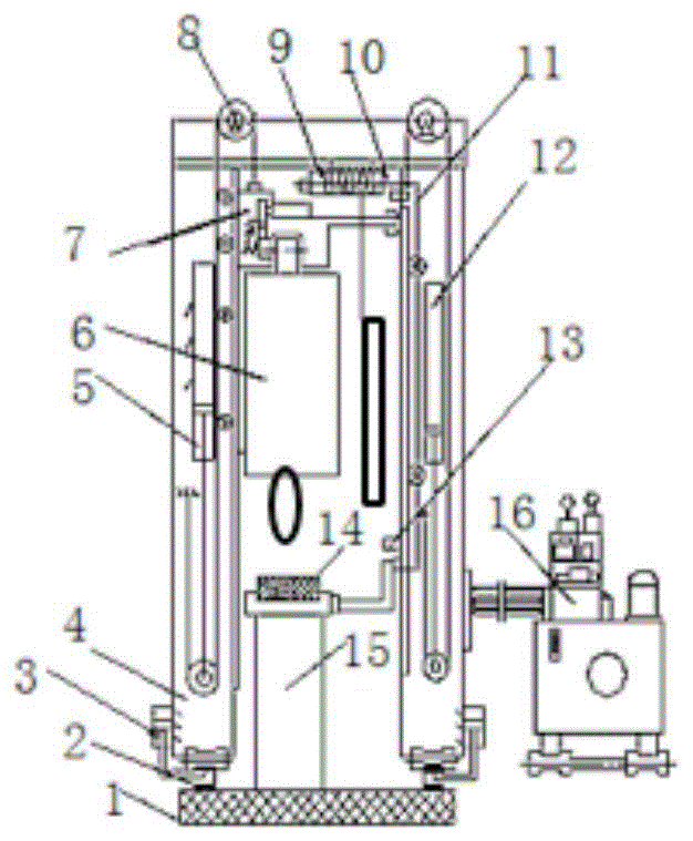 一种液压操作的建筑打桩机的制作方法
