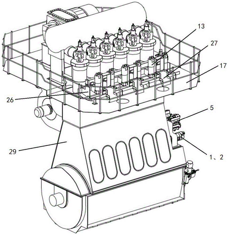 电控高压共轨柴油机的制作方法