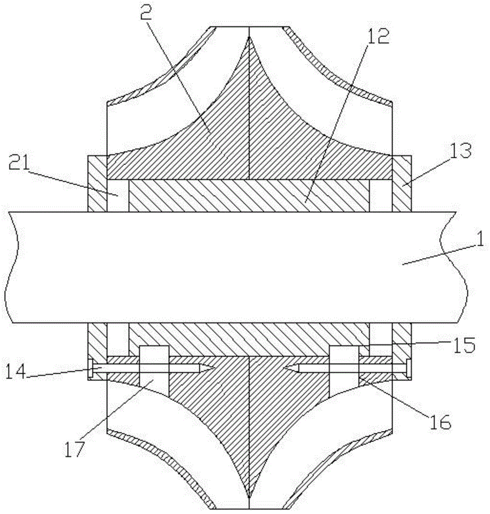 一种双吸泵叶轮轴向定位安装结构的制作方法