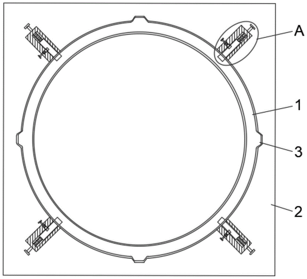 一种小凸台定位风扇磁环的制作方法