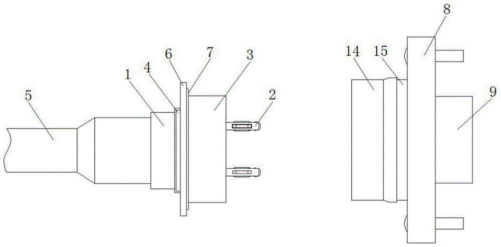 一种具有阻燃结构的航空插头的制作方法