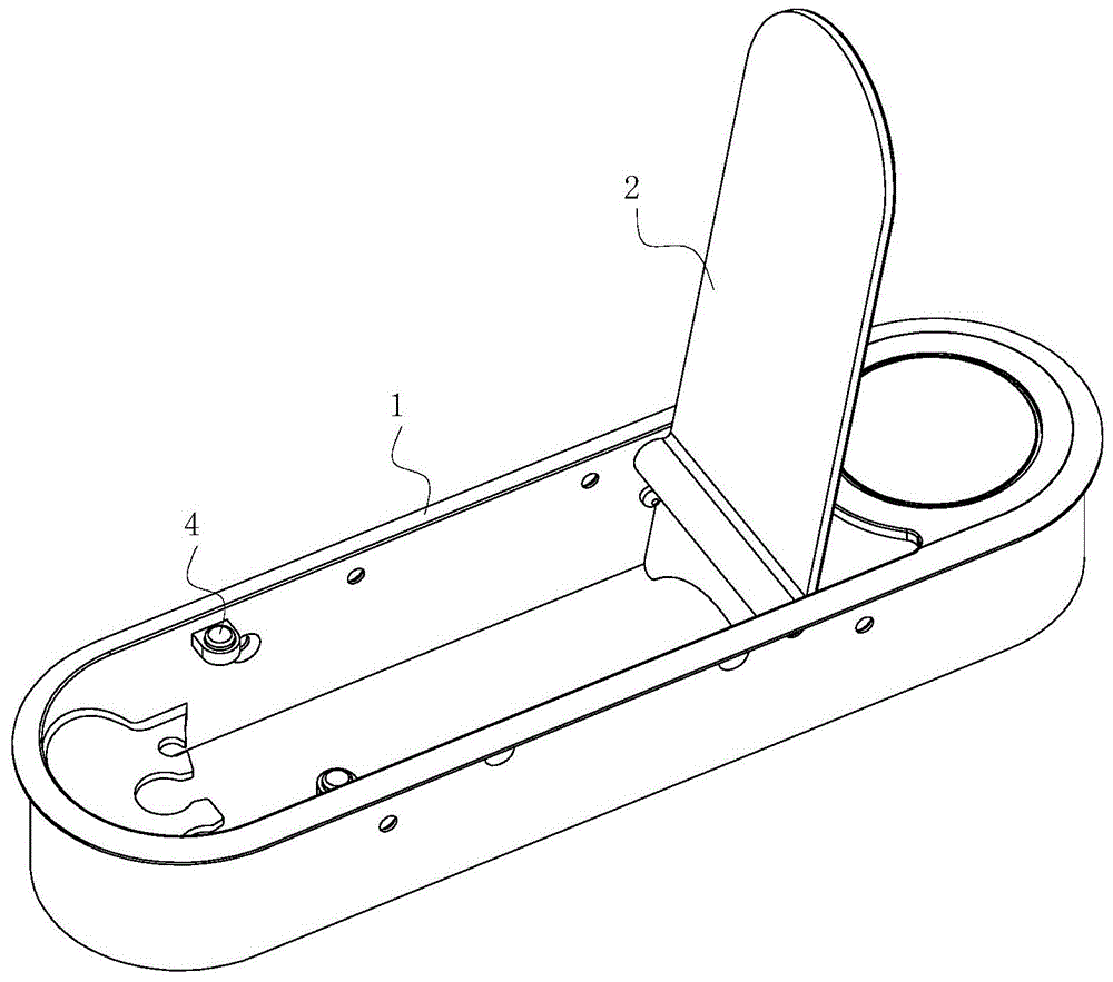 一种腰圆形桌面线盒的制作方法