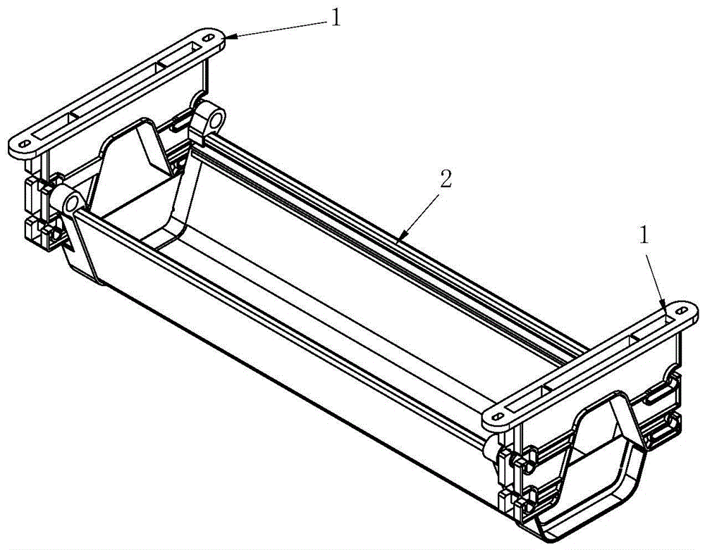 桌下走线组件及桌下走线结构的制作方法