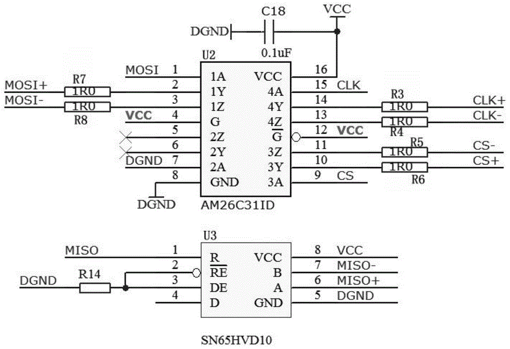 一种SPI与SSC间的差分通讯电路的制作方法