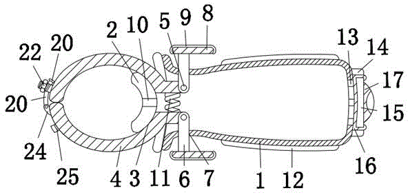 一种带有铁芯位置调整结构的交流数字钳形表的制作方法