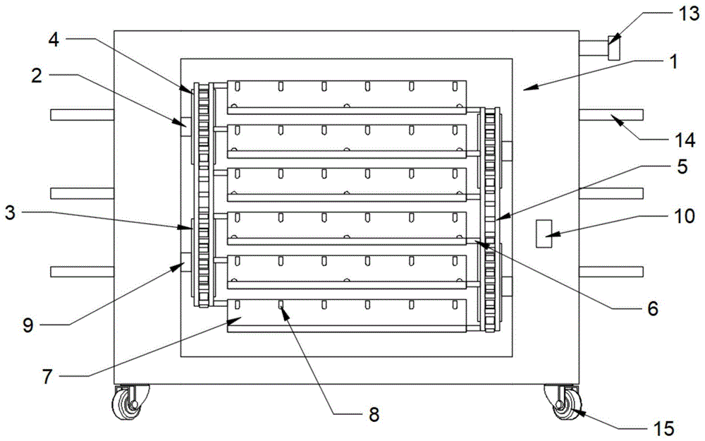 一种园林施工用工具悬挂架的制作方法