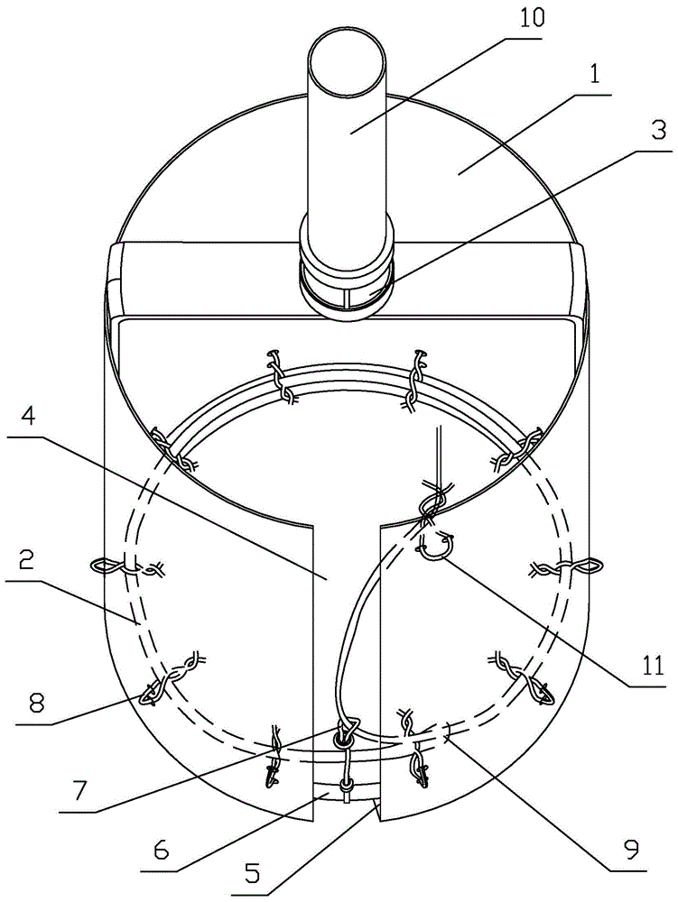 一种深水泵落井打捞器的制作方法