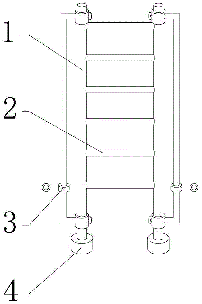 一种多功能建筑施工梯的制作方法