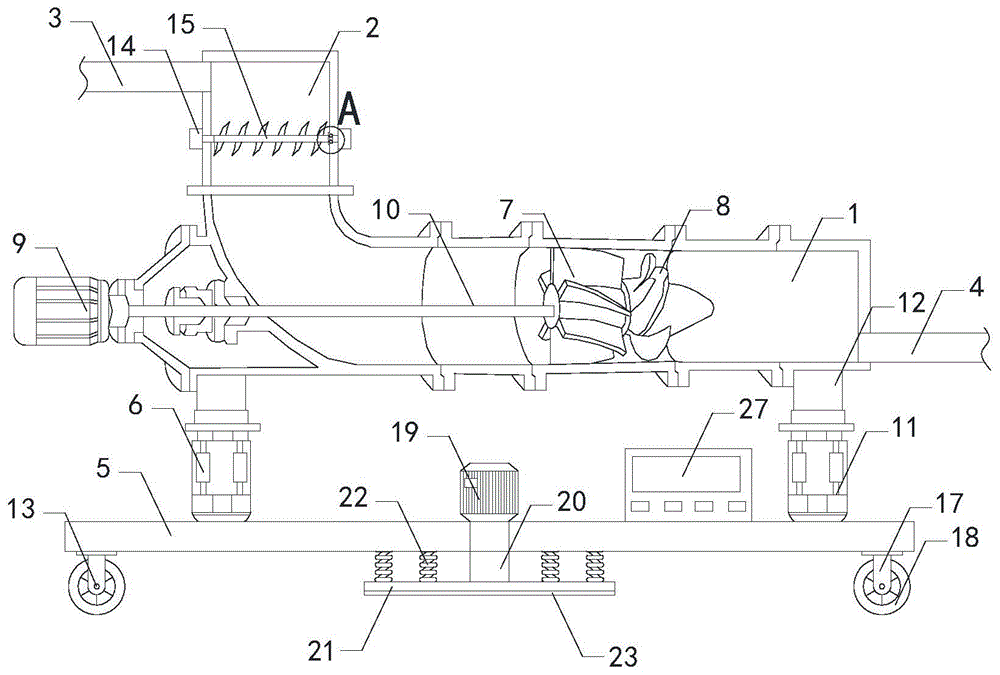 矿用大流量排水泵的制作方法