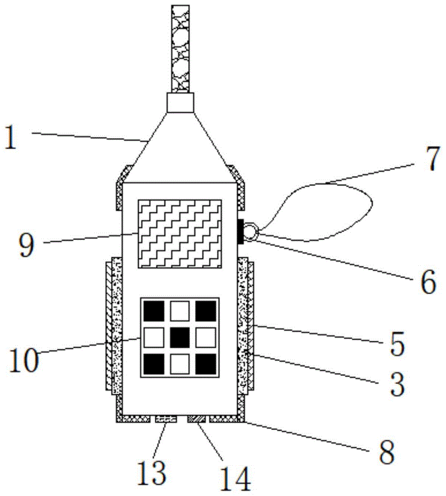 一种便携式噪声频谱分析仪的制作方法