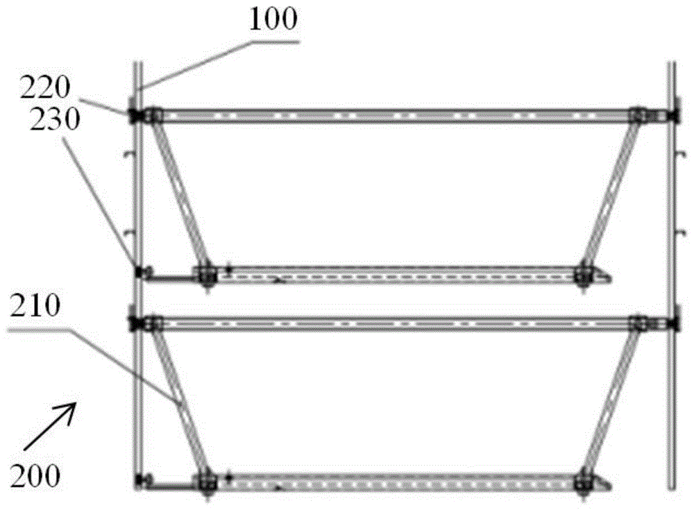 垂直循环用载车板双导向机构的制作方法