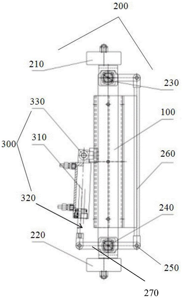 液压油缸式连杆转向机构的制作方法