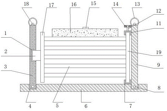 一种电力设备用方便拆装的台架围栏的制作方法