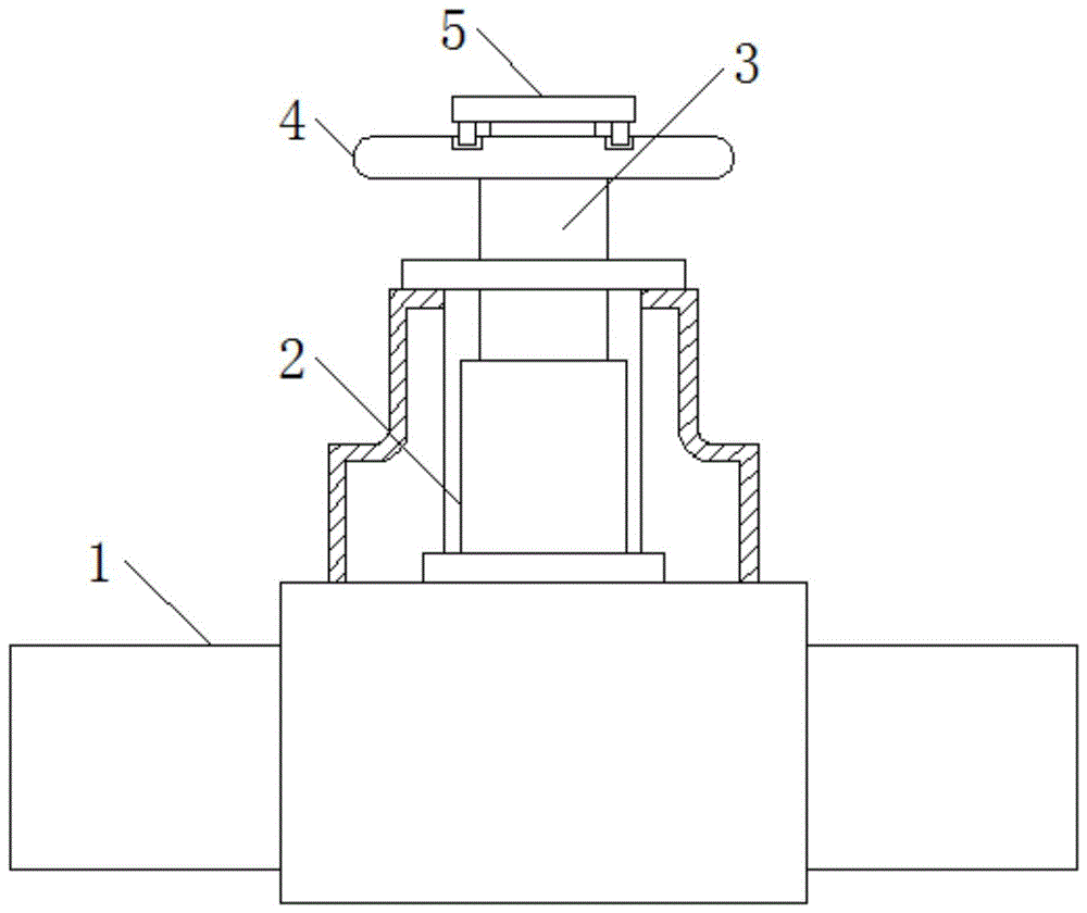 一种重型一字锁闭球阀的制作方法