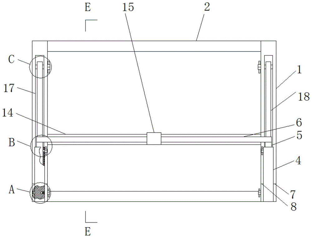 一种建筑工程施工用组装式临时围挡的制作方法