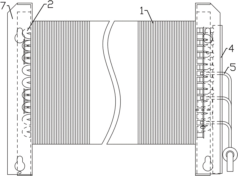 冷藏车冷却系统用蒸发器的制作方法