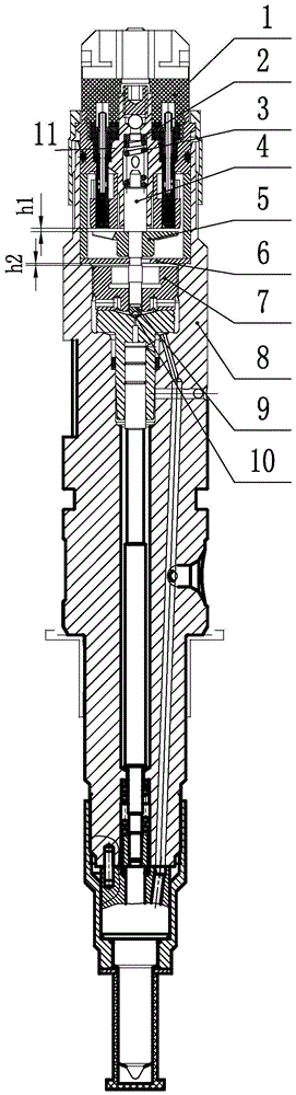 共轨喷油器结构的制作方法