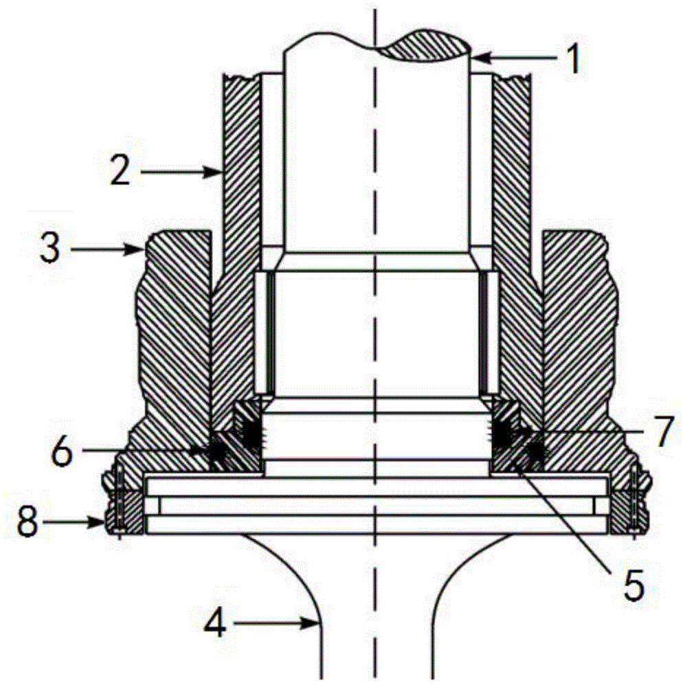 一种用于水泵水轮机组的活动导叶中轴密封结构的制作方法