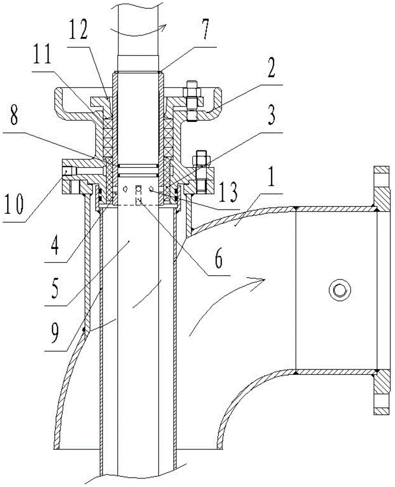 一种泵用轴套定位结构的制作方法