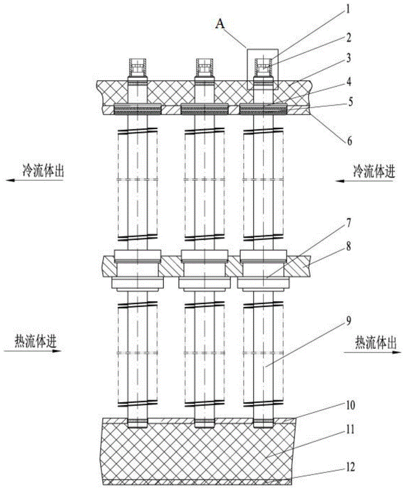 一种在线恢复热管性能的结构及热管换热器的制作方法