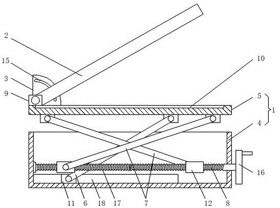 一种高度可调式桥梁橡胶支座角度测量仪的制作方法
