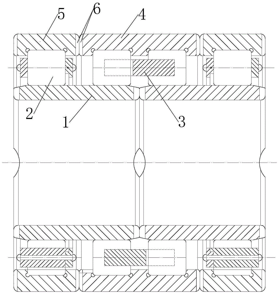 一种轧机用四列圆柱滚子轴承的制作方法