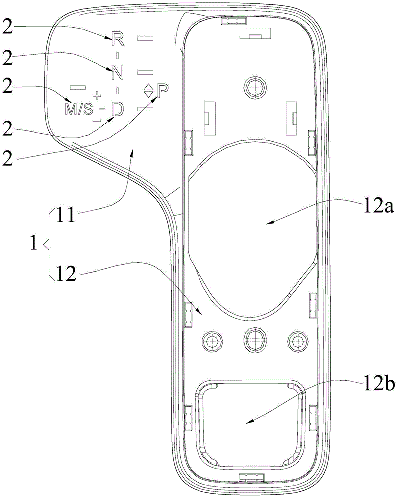 一种线控换挡器显示面板的制作方法