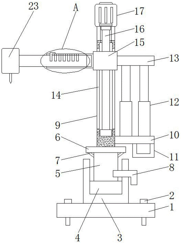 一种耳机壳体生产用的打孔机的制作方法