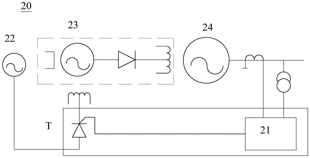 大型三机无刷励磁发电机自动退励装置的制作方法