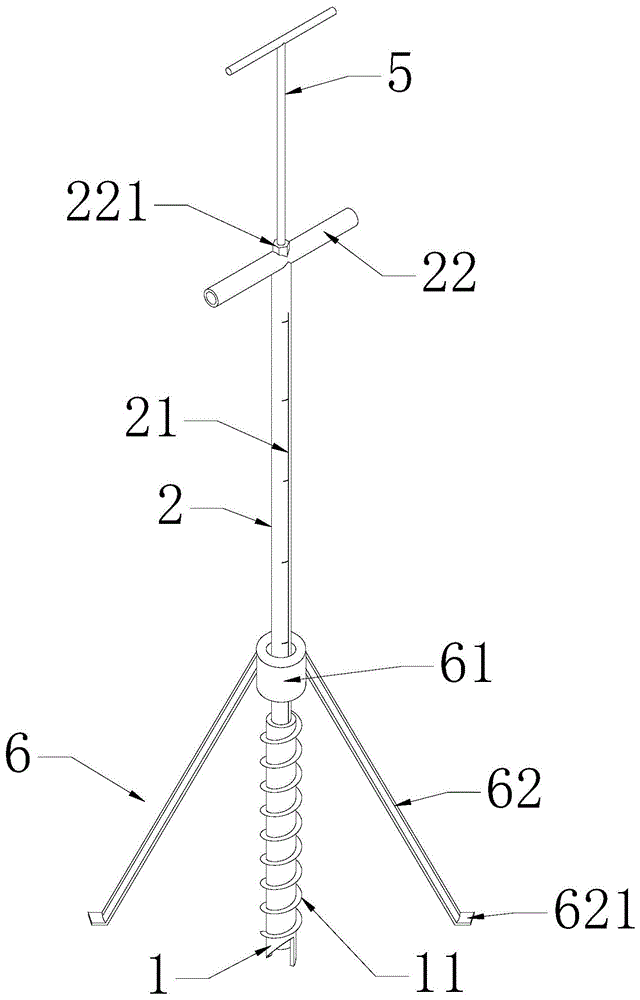 一种试验田钻土工具的制作方法