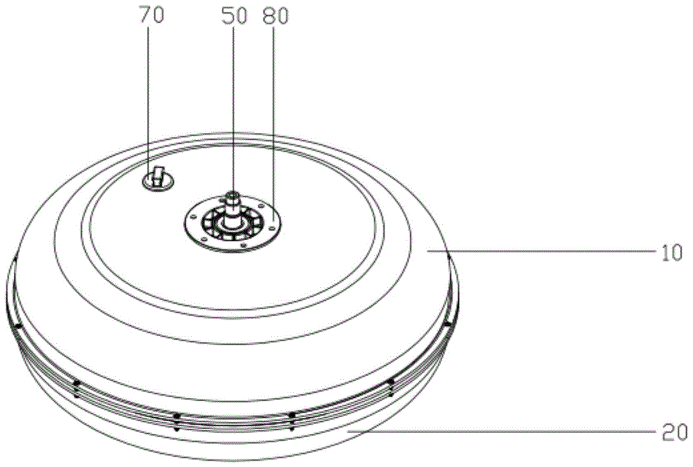 一种用于划船器的水阻结构的制作方法