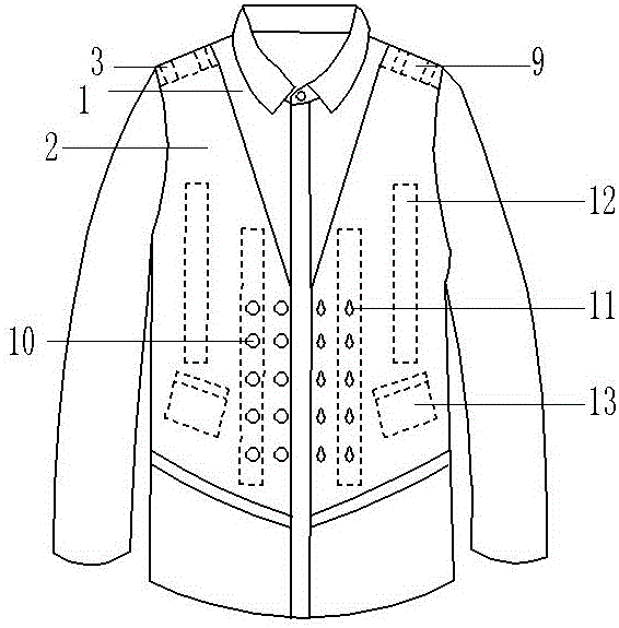 一种马夹衬衫一体化服装的制作方法