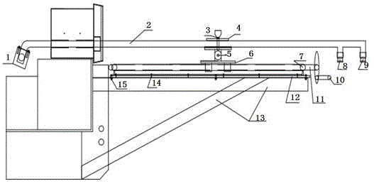 一种锡槽挡边系统用支撑精调装置的制作方法