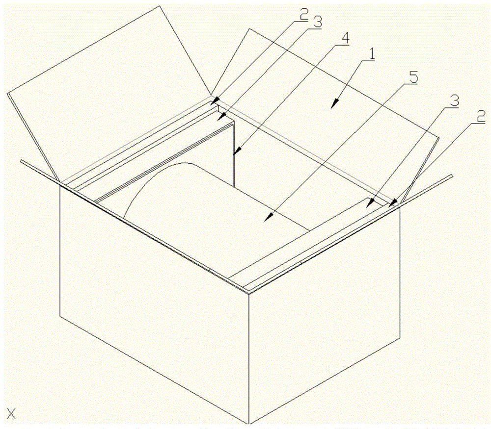 一种具有抗压结构的瓦楞纸箱的制作方法