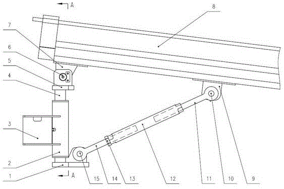 一种全断面掘进机可伸缩式钻机支撑机构的制作方法