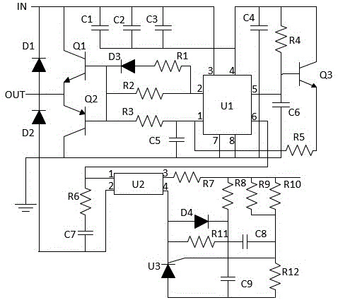 一种电源变换器输出用控制电路的制作方法
