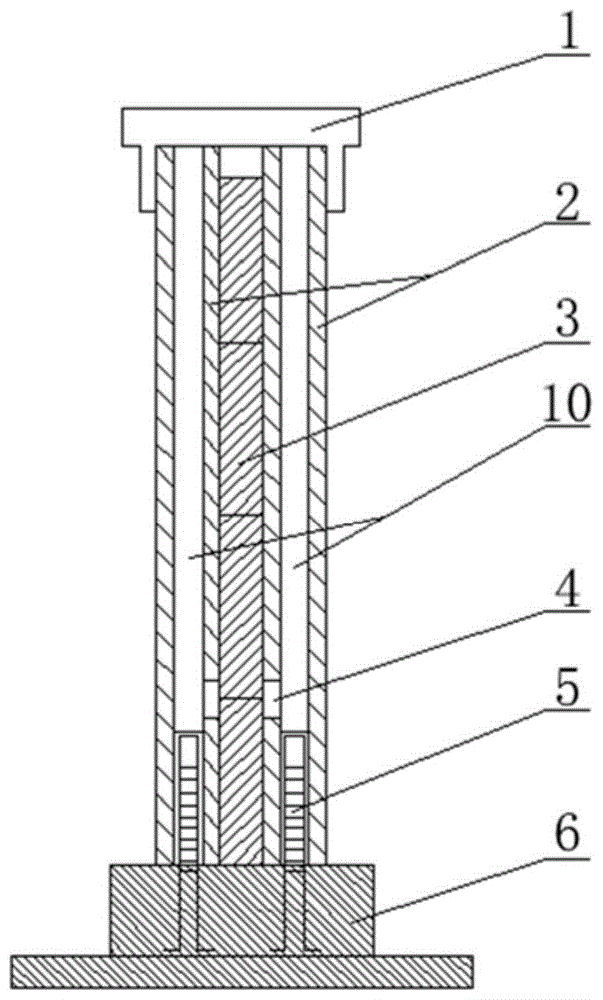 一种夹紧插接式抗风柱装置的制作方法